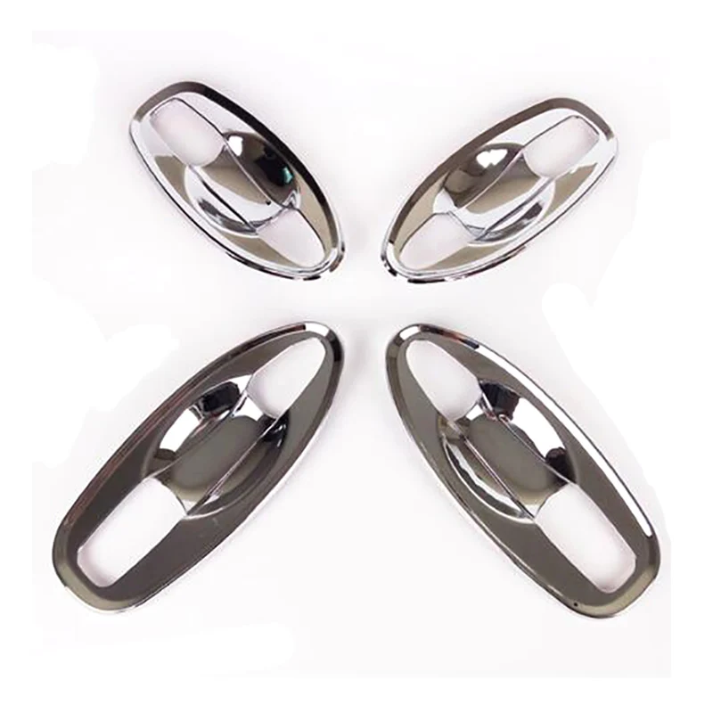 ABS Chrome 8PCS FIT FOR XTRAIL X-TRAIL T32 2014 - 2020 CAR CHROME MOLDING DOOR HANDLE BOWL COVER TRIM BEZEL FRAME STYLING