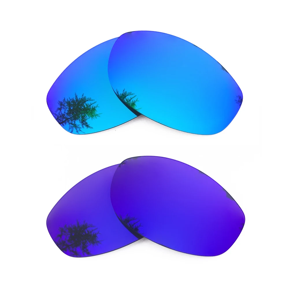 Ice Blue Mirrored & Purple Mirrored Polarized Replacement Lenses for X Metal XX Frame 100% UVA & UVB