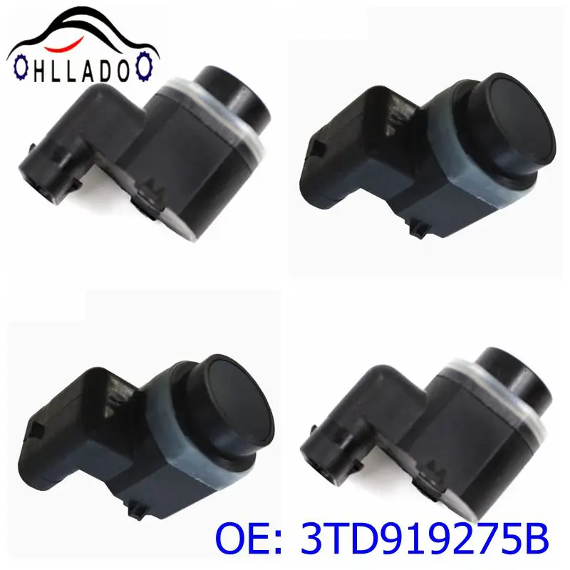 

4PCS HLLADO PDC Parking Ultrasonic Sensor 3TD919275B Bumper Reverse Assist Radar 3TD919275 B For For A u d i S eat S koda V W