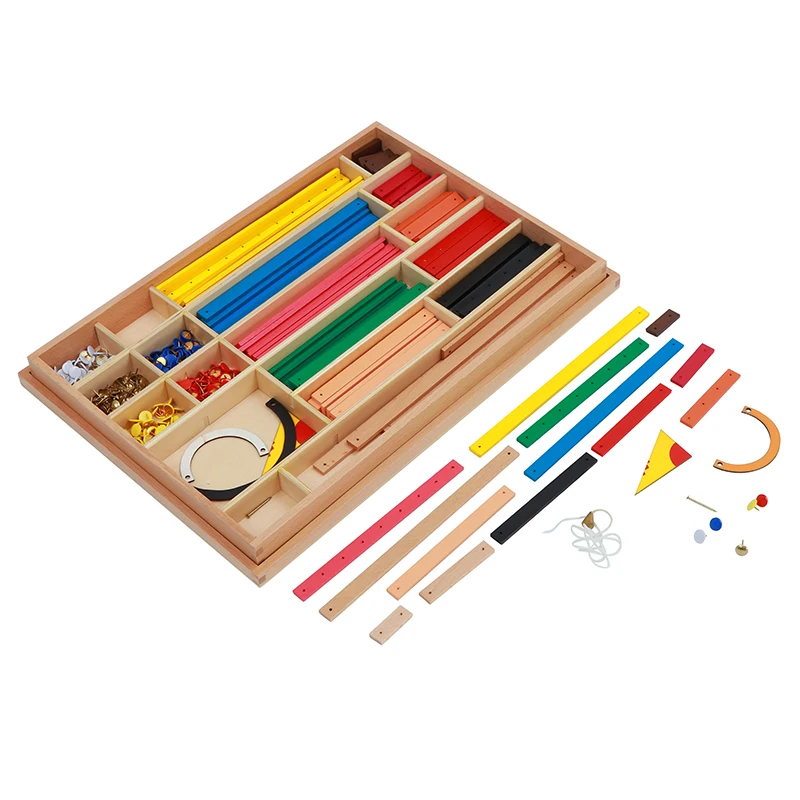 Montessori Kids Toy Geometric Stick Material Early Childhood Preschool Brinquedos Juguets