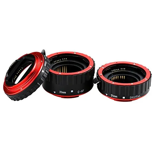 Imagem -05 - Conjunto de Tubo Extensão Macro Foco Automático para Canon Eos ef Ef-s Lente Câmeras Dslr 1100d 700d 650d 600d 550d 500d 450d 400d 350d 70d af