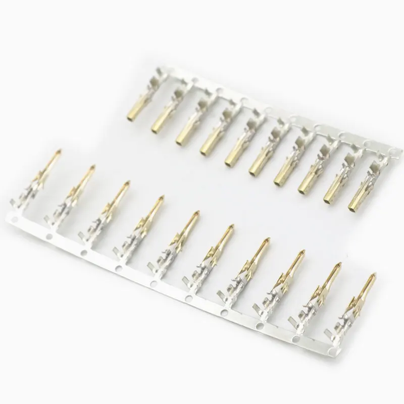 Gold Plated 5557 and 5559 Terminal 4.2MM Connector Half Gold Plated Crimp Pins For ATX/CPU/GPU/PCIE Extension Cabler DIY 100kits