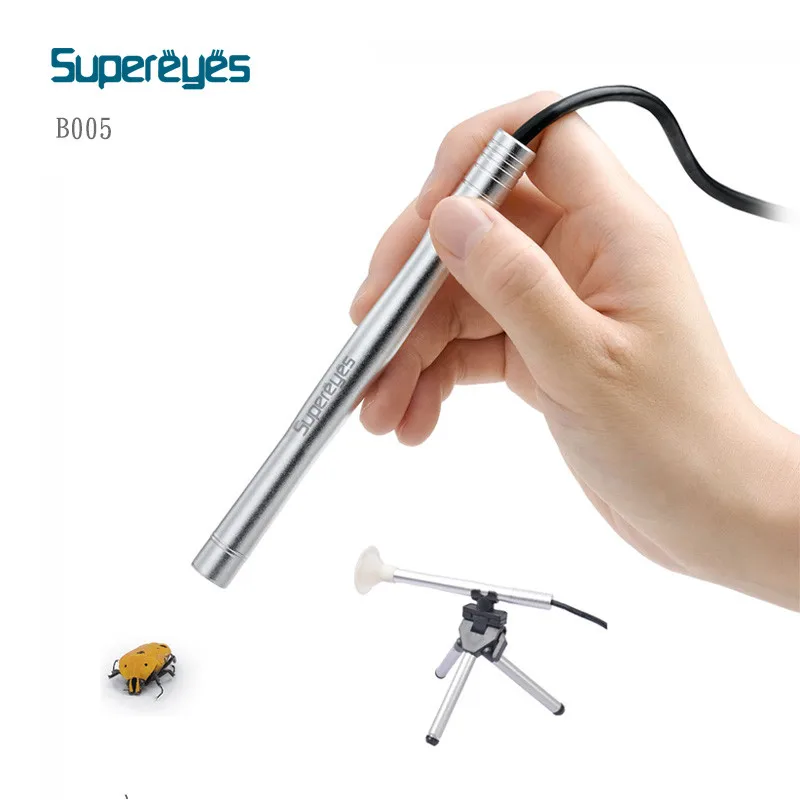 

Supereyes B005 1-500x Zoom USB Microscope Handheld Endoscope