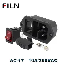 IEC C14 Power Socket with Red LED #3