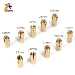 Tungfull-Mini portabrocas Dremel, accesorios de latón, Mini portabrocas, Kit de adaptador de pinzas para Mini grabador de taladro