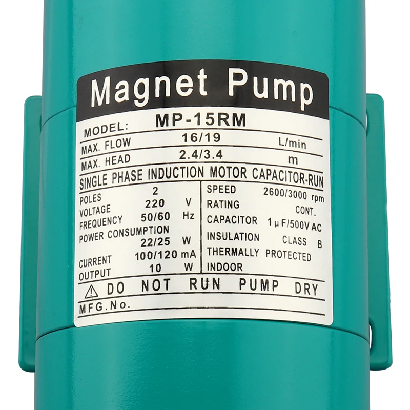 New MP-15RM Magnetic Drive Pump without plug ,1/2 \