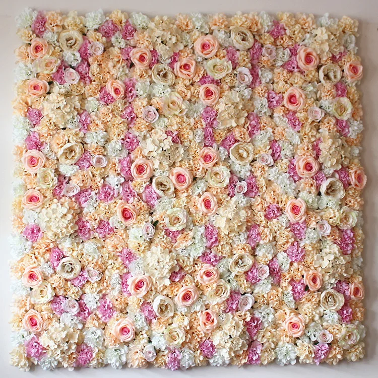 

40X60cm Artificial Silk Rose Flower Wall Decoration Decorative Silk Hydrangea Wedding Decoration Backdrop