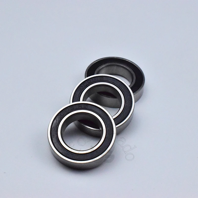 Bearing 10pcs 6801RS 12*21*5(mm) free shipping chrome steel Rubber Sealed High speed Mechanical equipment parts