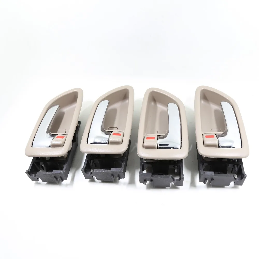 4PCS ONE SET INTERIOR DOOR HANDLE FOR TOYOTA AVALON RH:69205-AC010 LH:69206-AC010