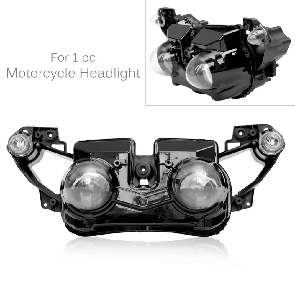 Motorcycle Headlamp For Yamaha YZF 1000 R1 2009 2010 2011 2012, Brand New Clear Head light lamp, Black Color Headlight