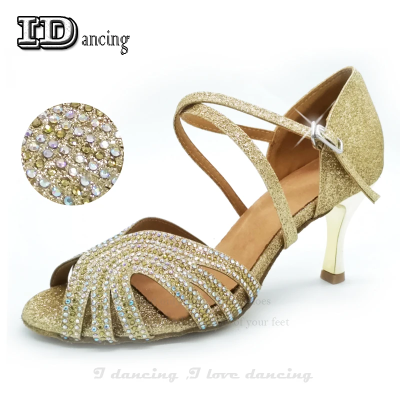 

Ballroom Dance Women Shoes Salsa Dance Shoes Ladies Waltz Adult Shoes Modern Square Party Shoes IDancing