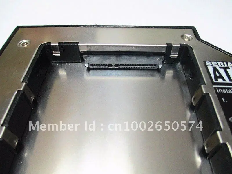 SATA 2nd HDD HD Hard Driver Caddy for 12.7mm Universal CD / DVD-ROM Optical Bay