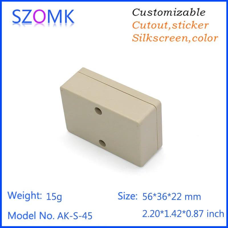 2Pieces szomk diy electrical plastic enclosure 56*36*22mm plastic box for electronics project plastic junction housing