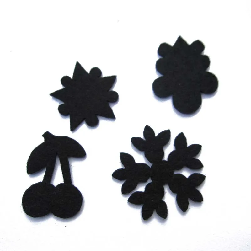 DIY  1000pcs/lot felt back  snow design  Customize could the various patterns free shipping