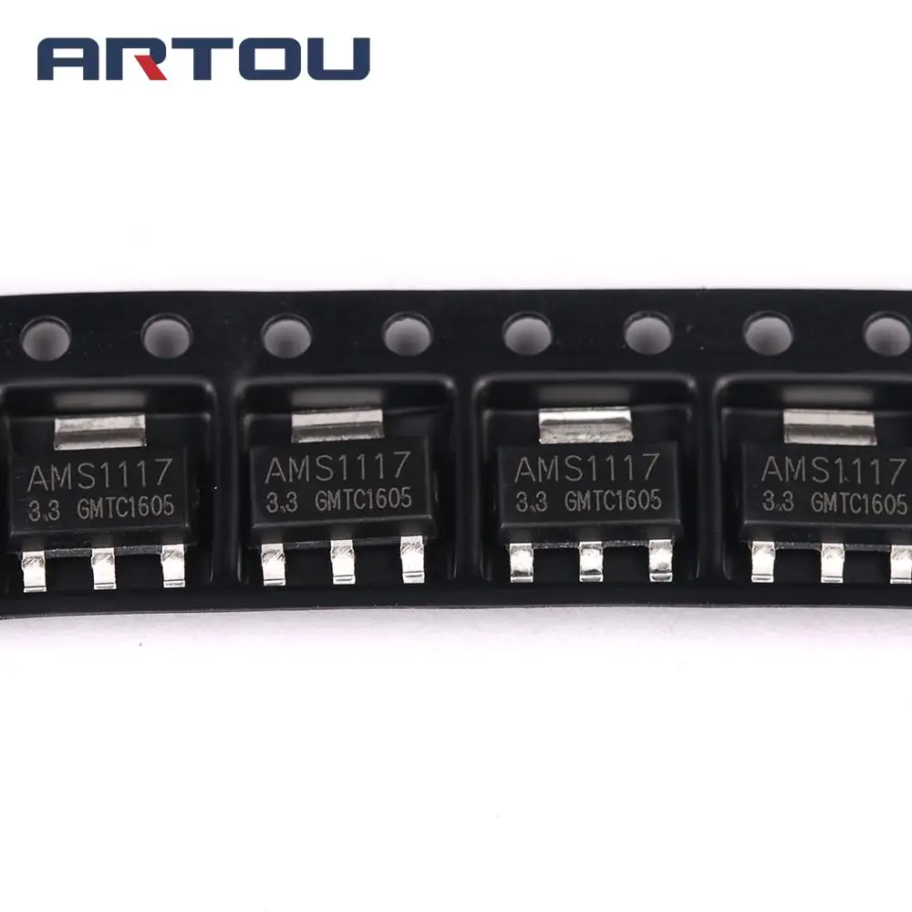 20PCS AMS1117-3.3V LM1117 1117 3.3V 1A Voltage Regulator