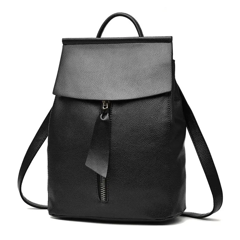 New Arrive 2023 Women Fashion Backpack High Quality Leather Backpack Ladies Rucksacks School Bags For Teenage Girls Blue mochila