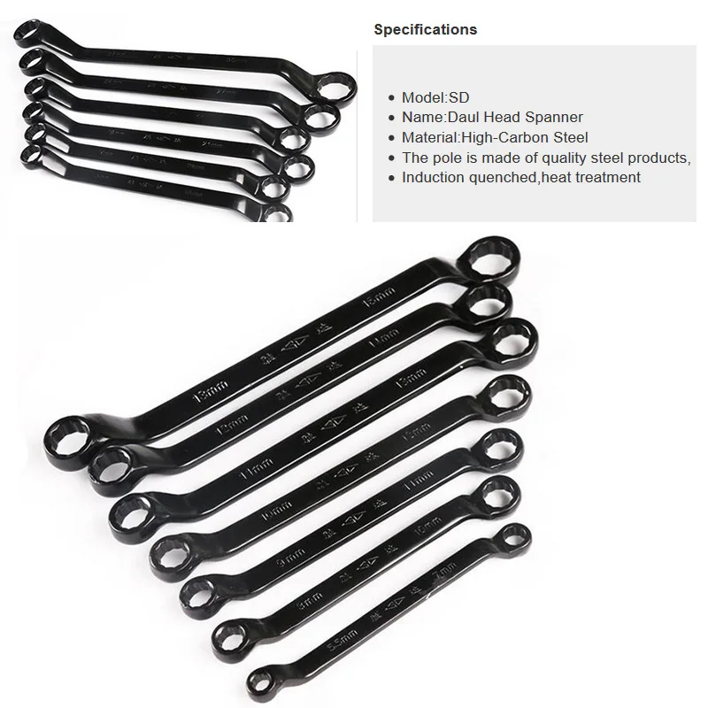 Gratis Verzending 1 Stuk 16*18mm-30*32Mmhigh Kwaliteit Ringsleutel Daul Hoofd Ratel Spanner
