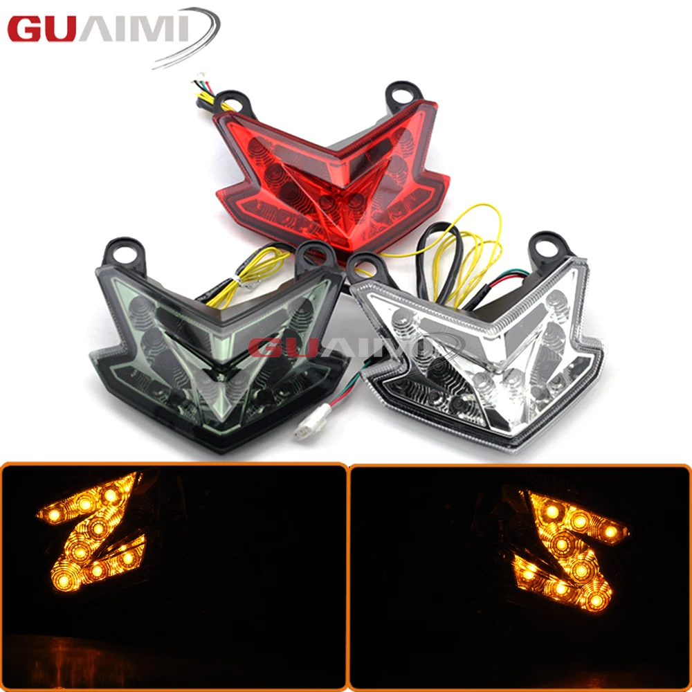 

For KAWASAKI Z800 2013-2016 NINJA ZX-6R ZX6R 2013-2017 Z125 2016 2017 Motorcycle Tail Light Turn signal Blinker Lamp Assembly