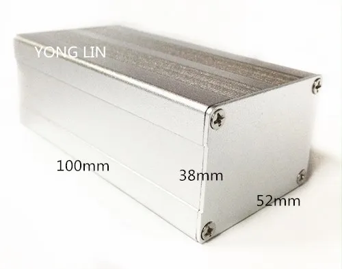 

2PCS Aluminum box/Junction Box 52*38-100mm/Switch box Aluminum/High quality aluminum shell