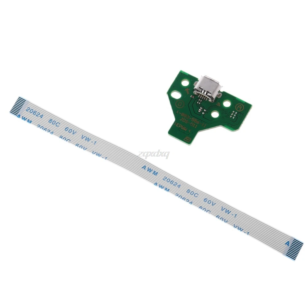 Porta USB di Ricarica a Bordo Presa di JDS-011 Per PS4 Controller Con 12 Spille Cavo Luglio 201 nave di Goccia