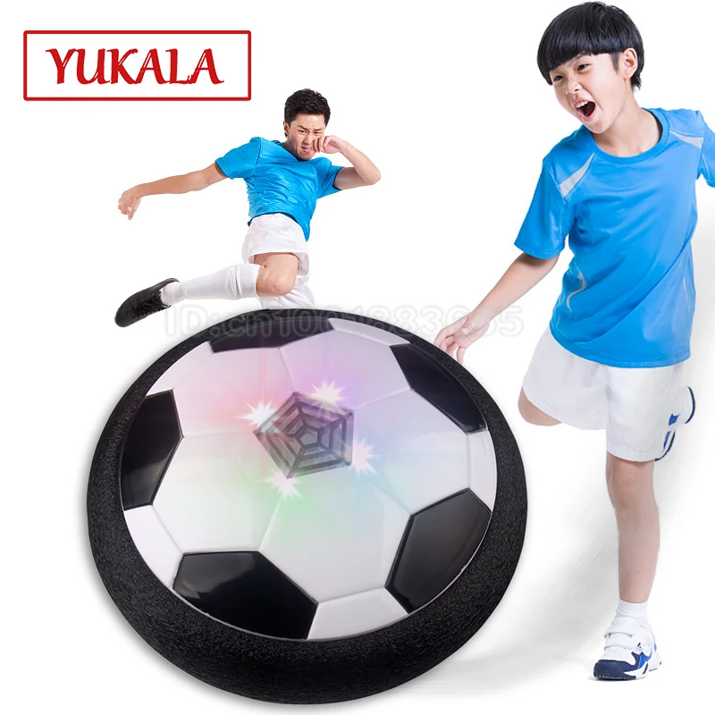 Football Gliding Outdoor Game Funny LED Light Flashing Ball Toys Colorful Air Power Soccer Gift toys for Kids Chidren