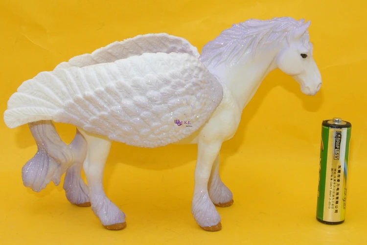 Hot toys: Mythology  Pegasus Horse Simulation model  Animals   kids  toys children educational props