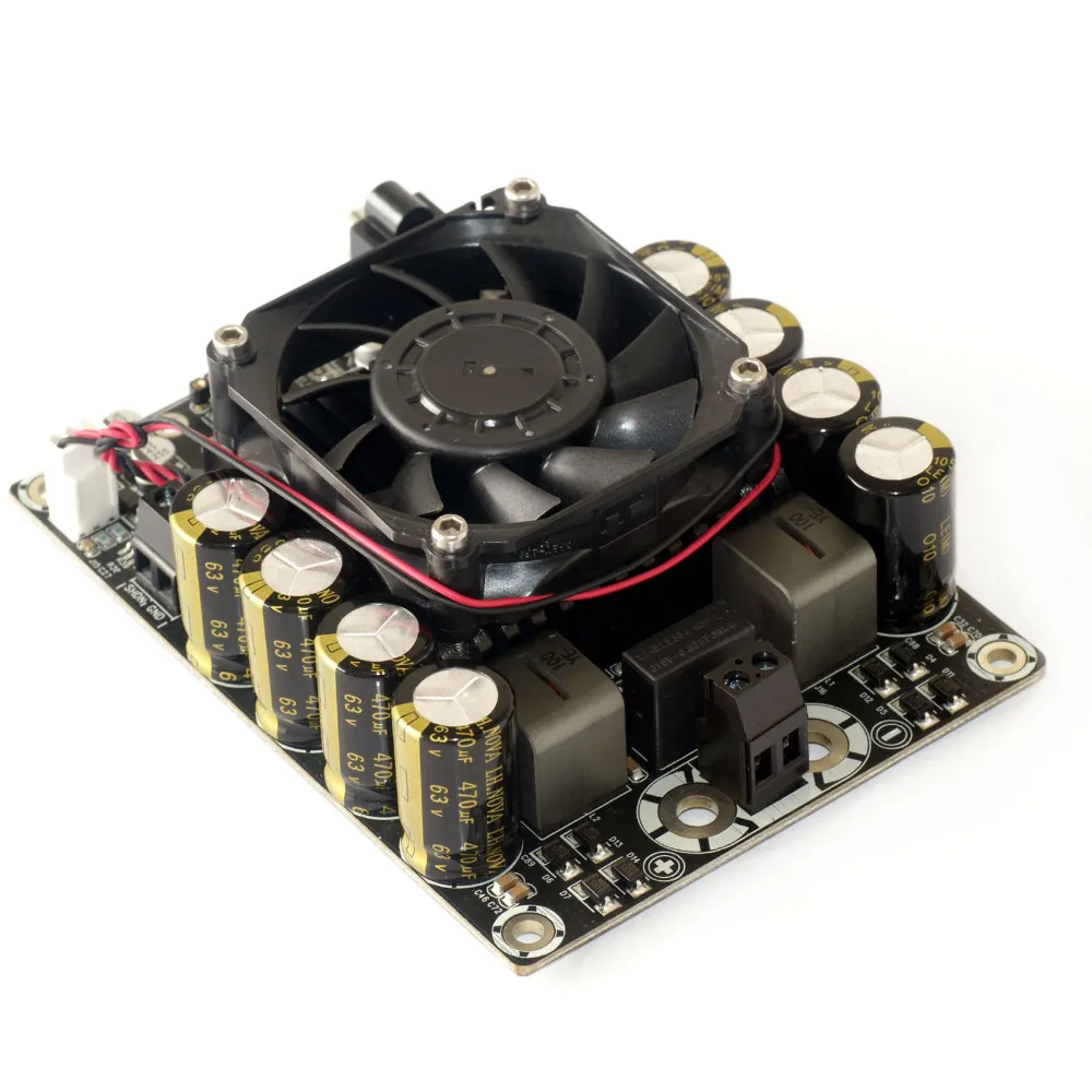 1 × 500ワットクラスdデジタルオーディオアンプボードt-ampハイファイ高電力ステレオ車のサブウーファー車amp