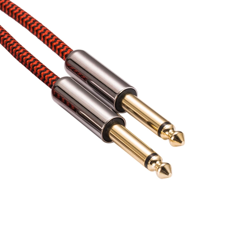 Premium Audio Cable Mini Jack 3.5mm to Dual 6.35mm for PC Headphone Mixer Console 3.5 to 2*1/4 Inch TS Jack Cable 1M 2M 3M 5M 8M