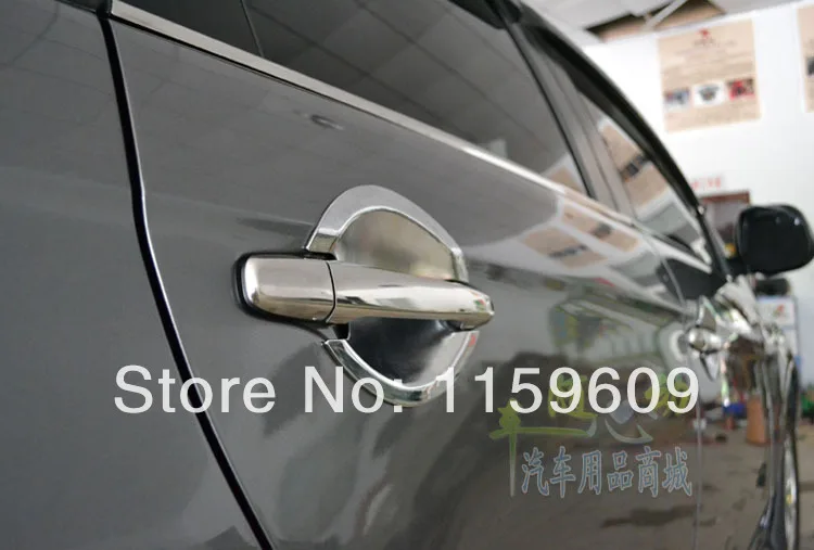 

For Mitsubishi ASX Outlander Sport 2010 2011 2012 2013 2014 2015 ABS Chrome Door Bowl Trim Car Accessories Stickers W4