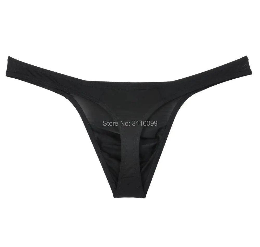 Halus Bikini pria Seksi Thongs dan G-string Bluge Pouch Comfy Lembut Elastis Peregangan Laki-laki Thong Celana Pakaian pria Tanga