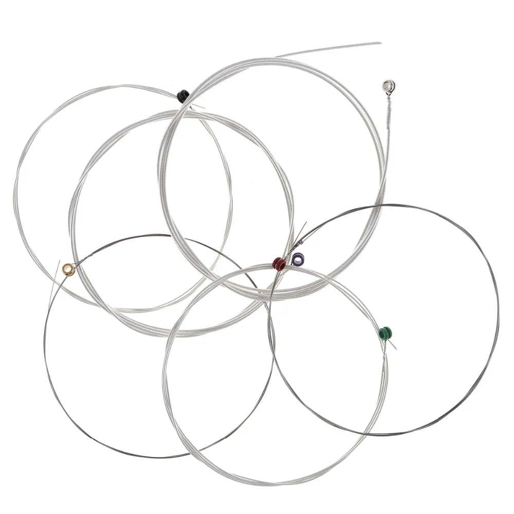 Conjunto de cordas de guitarra acústicas com 6 lâmpadas orphee, enfeites antiferrugem com tom totalmente brilhante e luz extra 010-047