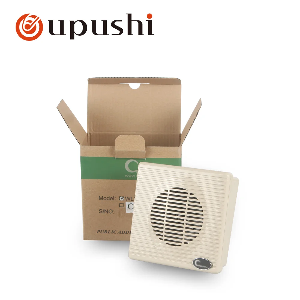 Oupushi-altavoces de pared pequeños, sistema de pa envolvente, altavoz de montaje empotrado, mini altavoz portátil de 3 "para radiodifusión