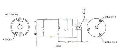 CJP37-C06A 6V 2 L/min 4.3mm Outside Dia Single Outlet Inflatable micro air pump