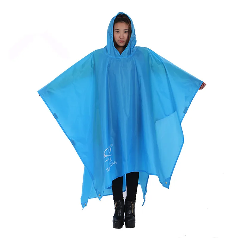 Ultralight 210T Rain Jacket Hiking Cycling Raincoat Outdoor Camping Mini Tarp Multifunction Sun Shelter Tarp footprint hunting