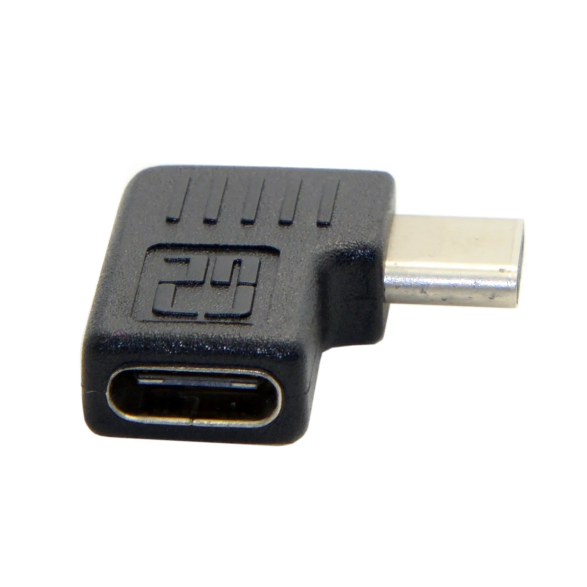 

CY 90 Degree Right & Left Angled USB 3.1 Type-C Male to Female Extension Adapter for Laptop & Tablet & Mobile Phone