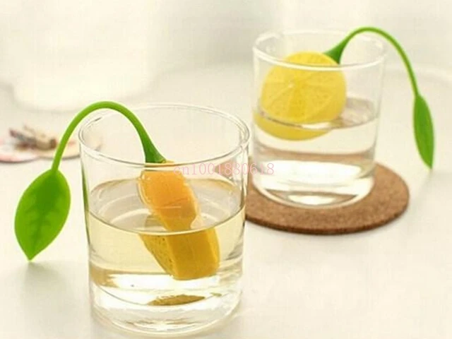 

Fast Shipping Silicone Teabag Tea Strainer Infuser Teapot Teacup Filter Bag Lemon Style,100pcs/lot