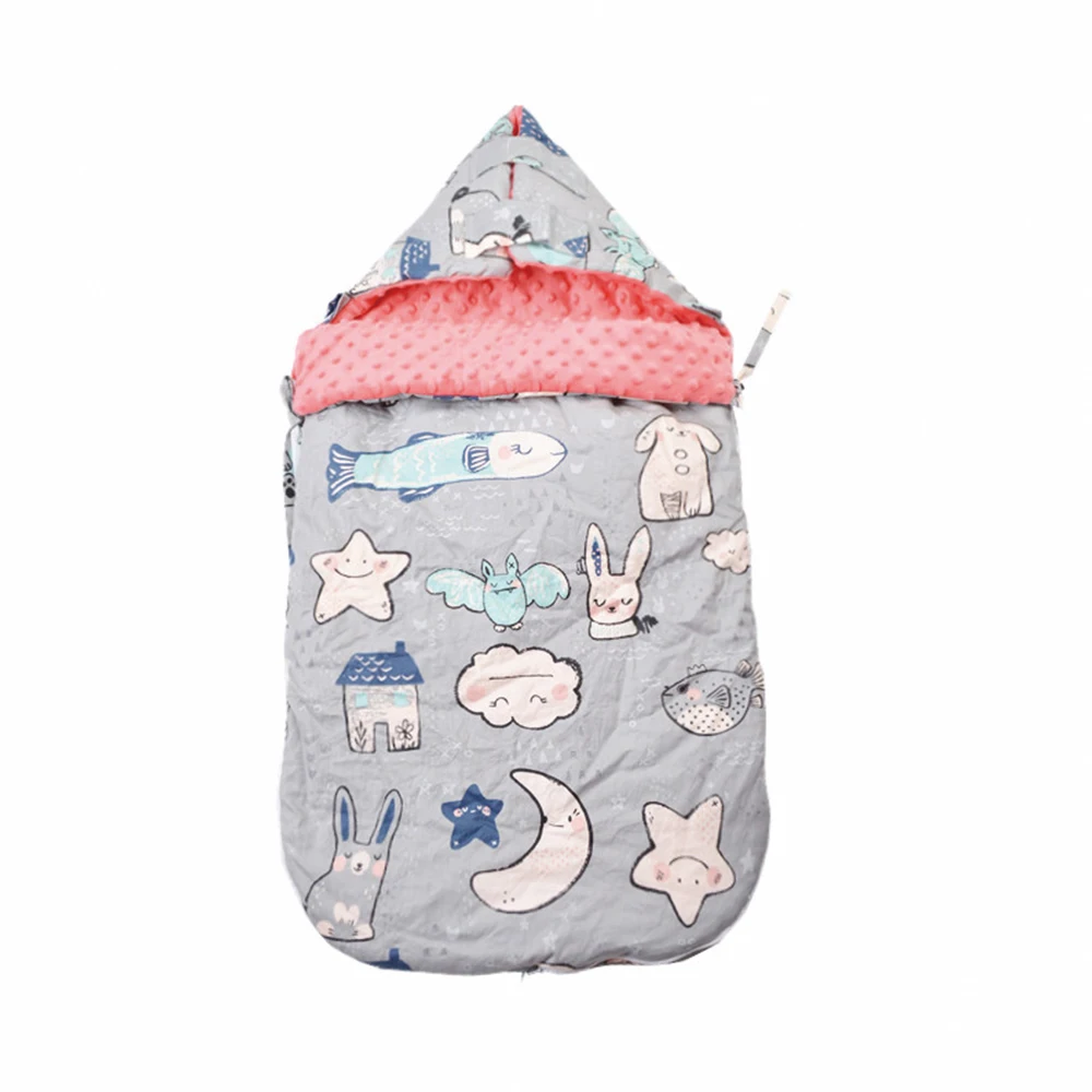 Baby Sleeping Bag Envelope Swaddle Sack For Newborn Baby Cocoon Outer Horse Pattern Diaper Cocoon For Newborns Sleep Bag Baby