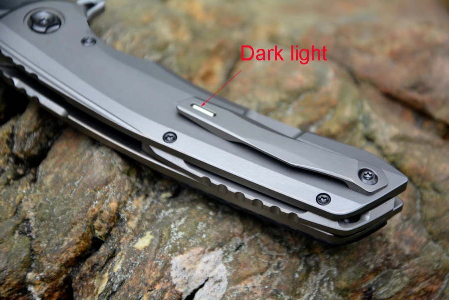 Kevin John Knife VENOM II M390 Blade Ball Bearing Flipper Folding Titanium Handle Hunting Survival Utility Outdoor Gears