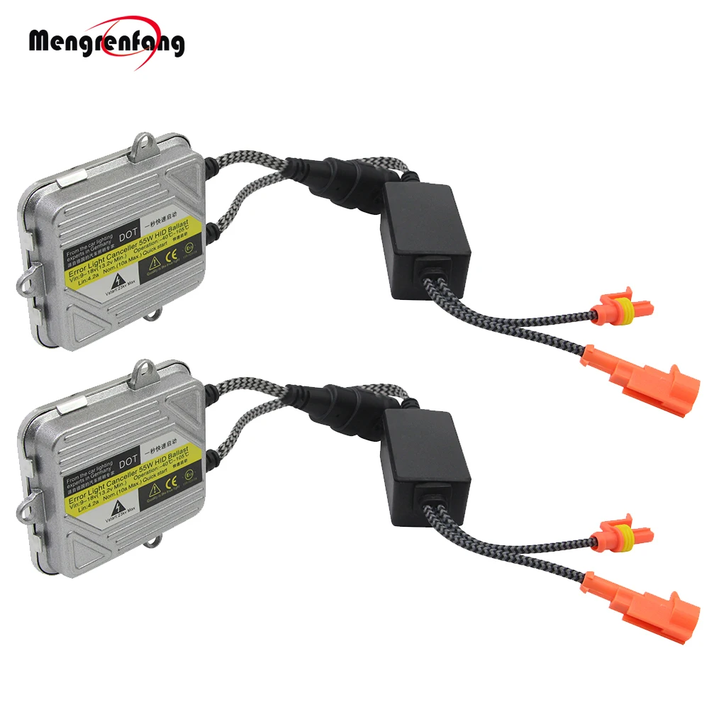 HID Xenon Ballast 12V 55W Slim Digital Ballast Block Electronic Ignition For Xenon Bulb H7 H4 H1 H3 H11 9005 9006 9007 880 881