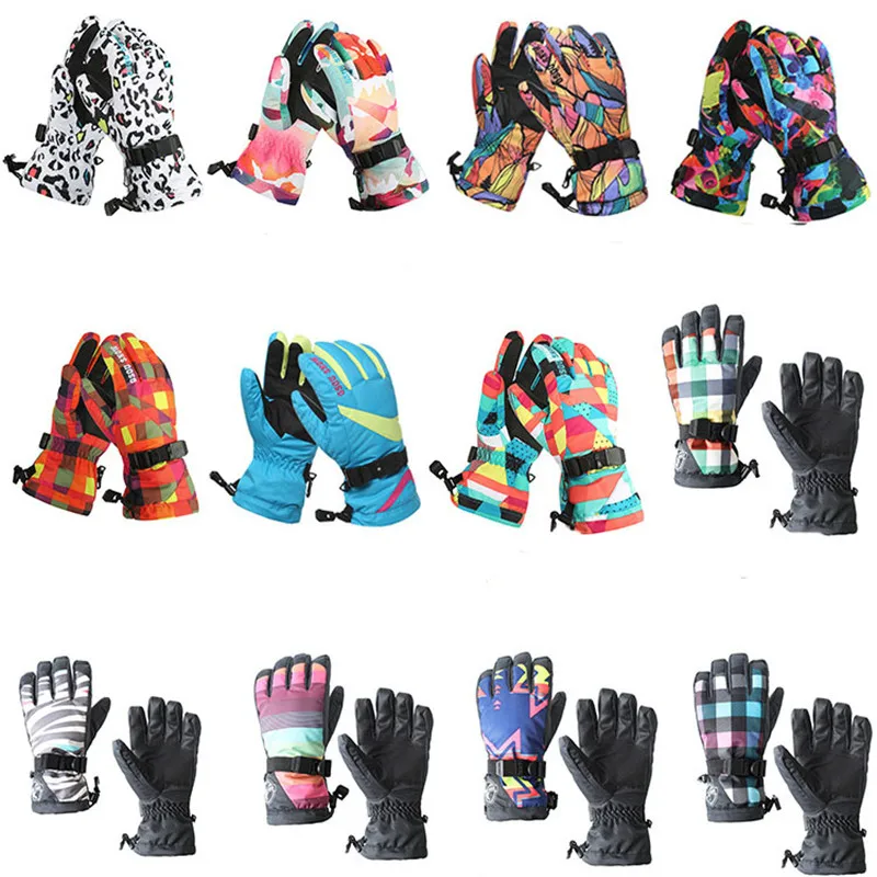 

Waterproof Snow Gloves for Women, Windproof Mittens, Outdoor Sports, Snowboarding Outfits, Five-finger Ski Glove, Cheaper, -30