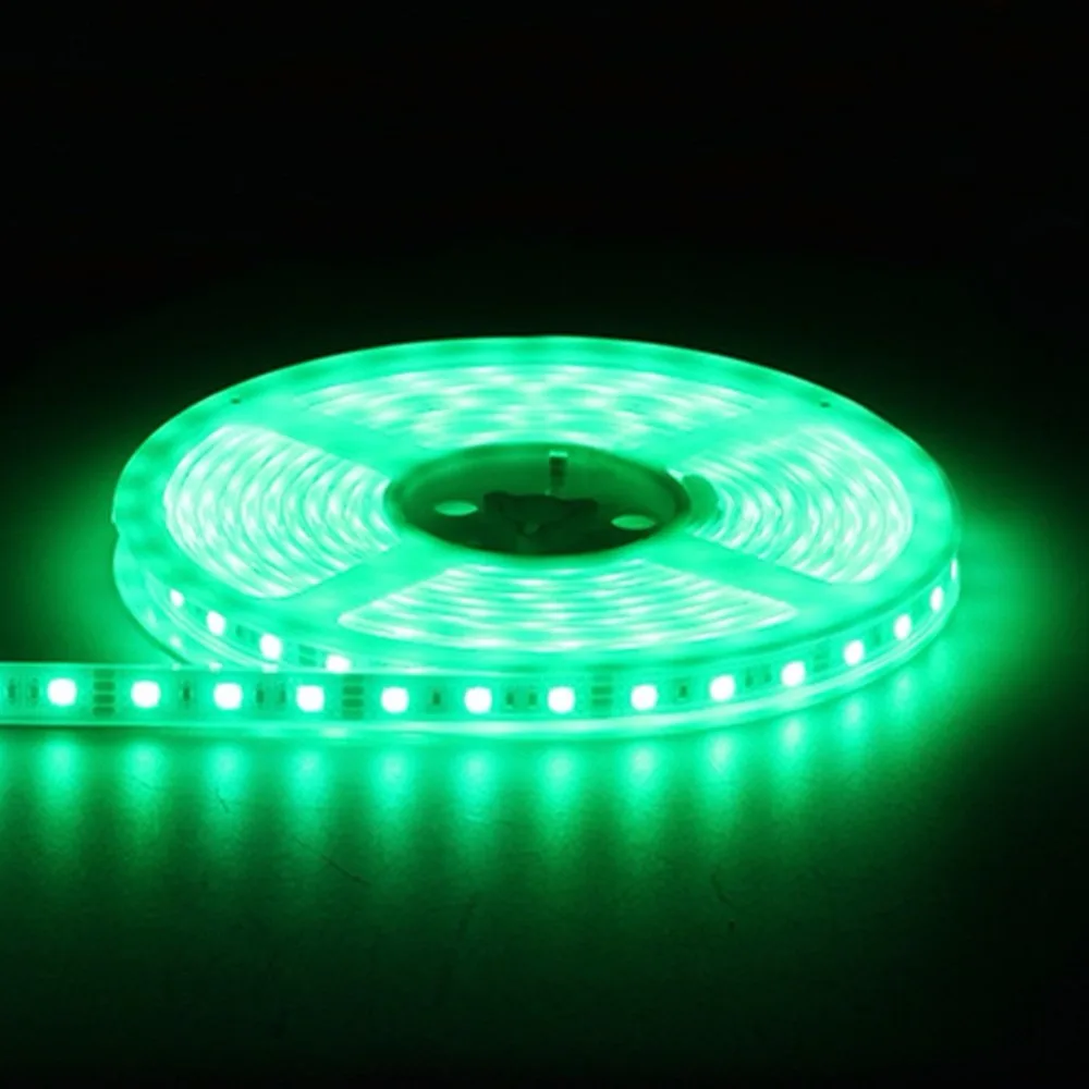 Led Strip Light 5050 Silicon Tube Waterproof IP67 12V 5M RGB Cool White Red Blue Green 3000k 6500k 8000K Flexible Tape Rope