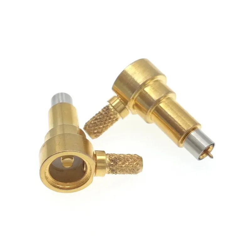 MS156 MS-156 C2-JW Plug Right Angle Crimp RG174 RG316 Cable RF Connector Pyhteyl-Adapter Short