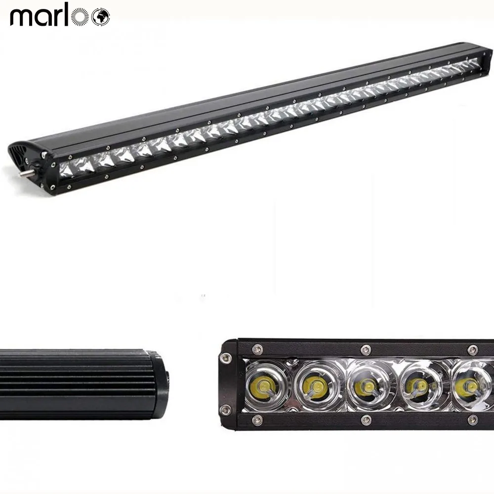 

Marloo 31" 150W LED Light Bar Single Row Slim Offroad Car Work Lights For Jeep Toyota Tundra Ford Pickup 4WD 30 Inch