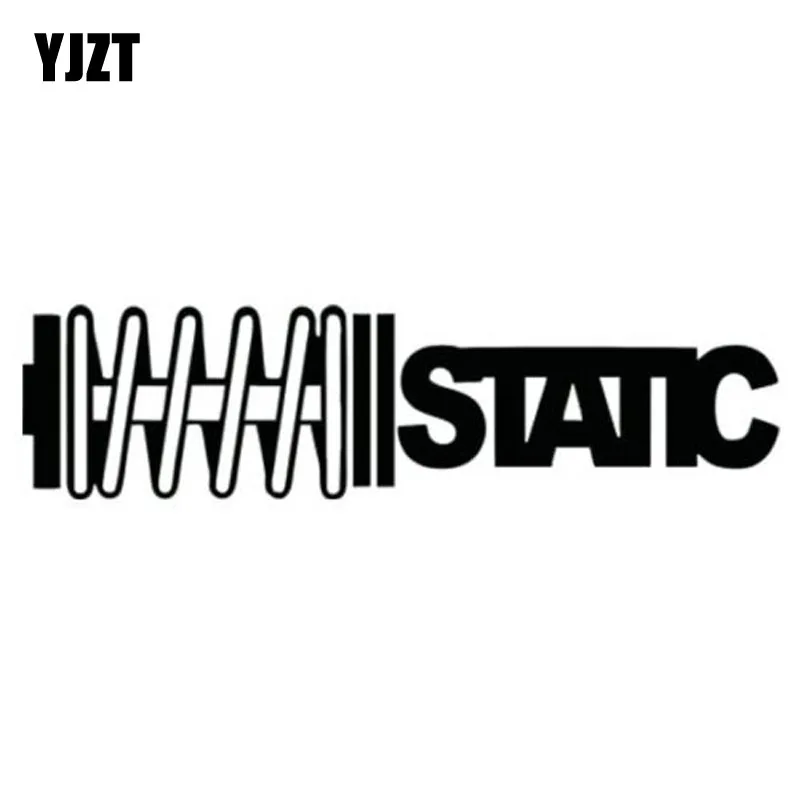 YJZT 14.8X3.7CM STATIC Coilovers Slammed Vinyl Decal Car Sticker Motorcycle Car-styling S8-0136