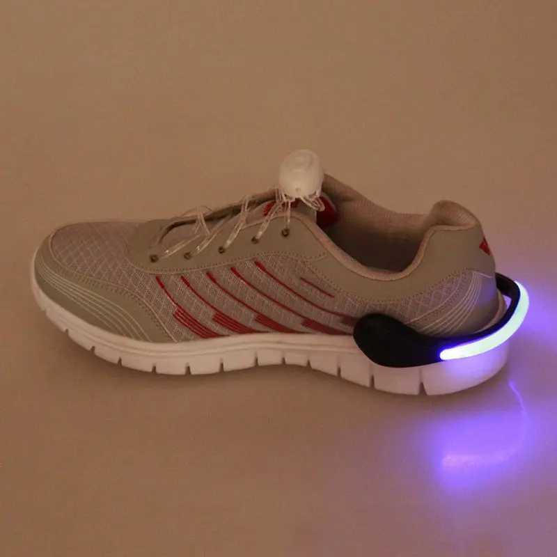 1 Pcs LED Luminous Shoe Clip Outdoor Bicycle LED Luminous Night Running Shoe Safety Clips Cycling Sports Warning Light