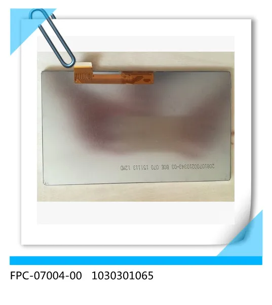 FPC-07004-00 1030301065 7 inch lcd screen 30 pin 163MM*97MM*3MM