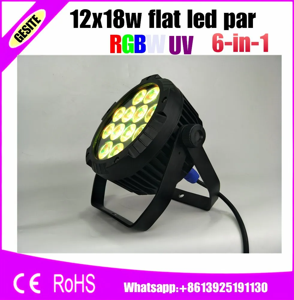 Mini Kích Thước 6 Màu Nhôm Chống Thấm Nước Led Lon Mệnh RGBWAUV Tyanshine Lớn Lens 25 Bằng Rianproof Ánh Sáng Sân Khấu