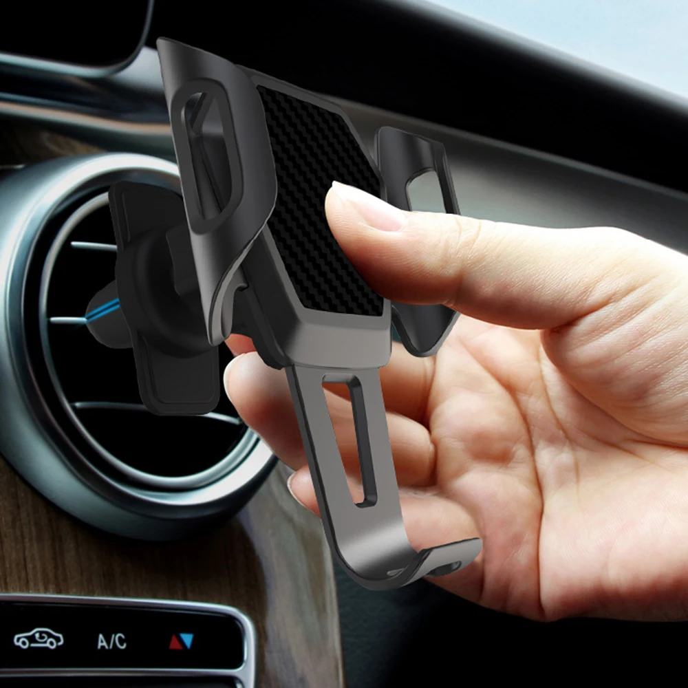 Car Smartphone Support For Samsung Galaxy S10 S9 S8 plus A80 A50 J5 J7 2018 Note 9 8 Car Phone Holder in Vent Out Air Car Holder