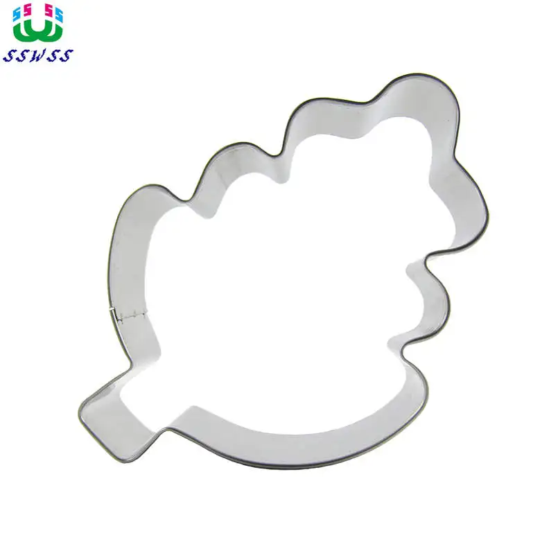 Summer Cake Cookie Biscuit Baking Mold,Big Green Leaves Shaped Cake Decorating Fondant Cutters Tools,Direct Selling