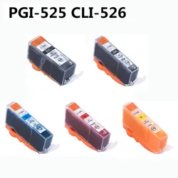 Совместим с Canon PGI525 CLI-526 полный чернильный картридж Pixma MG6150 MG6250 MG5350 iX6550 MG5250 iP4850 iP4950 MG8150